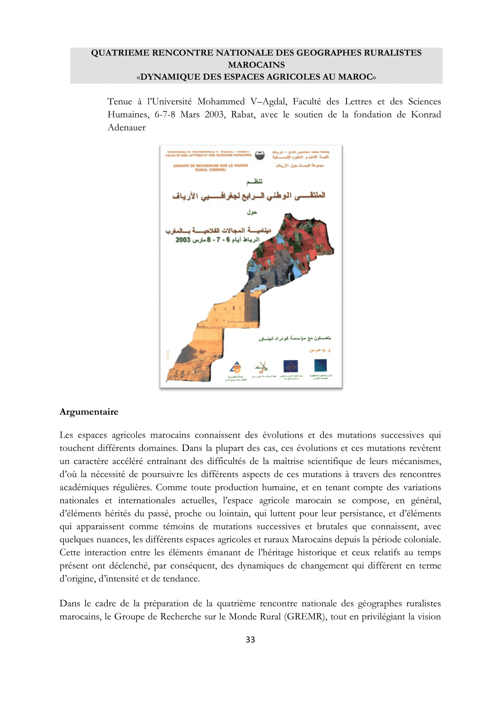 Catalogue GREMR du 8 mai 2012