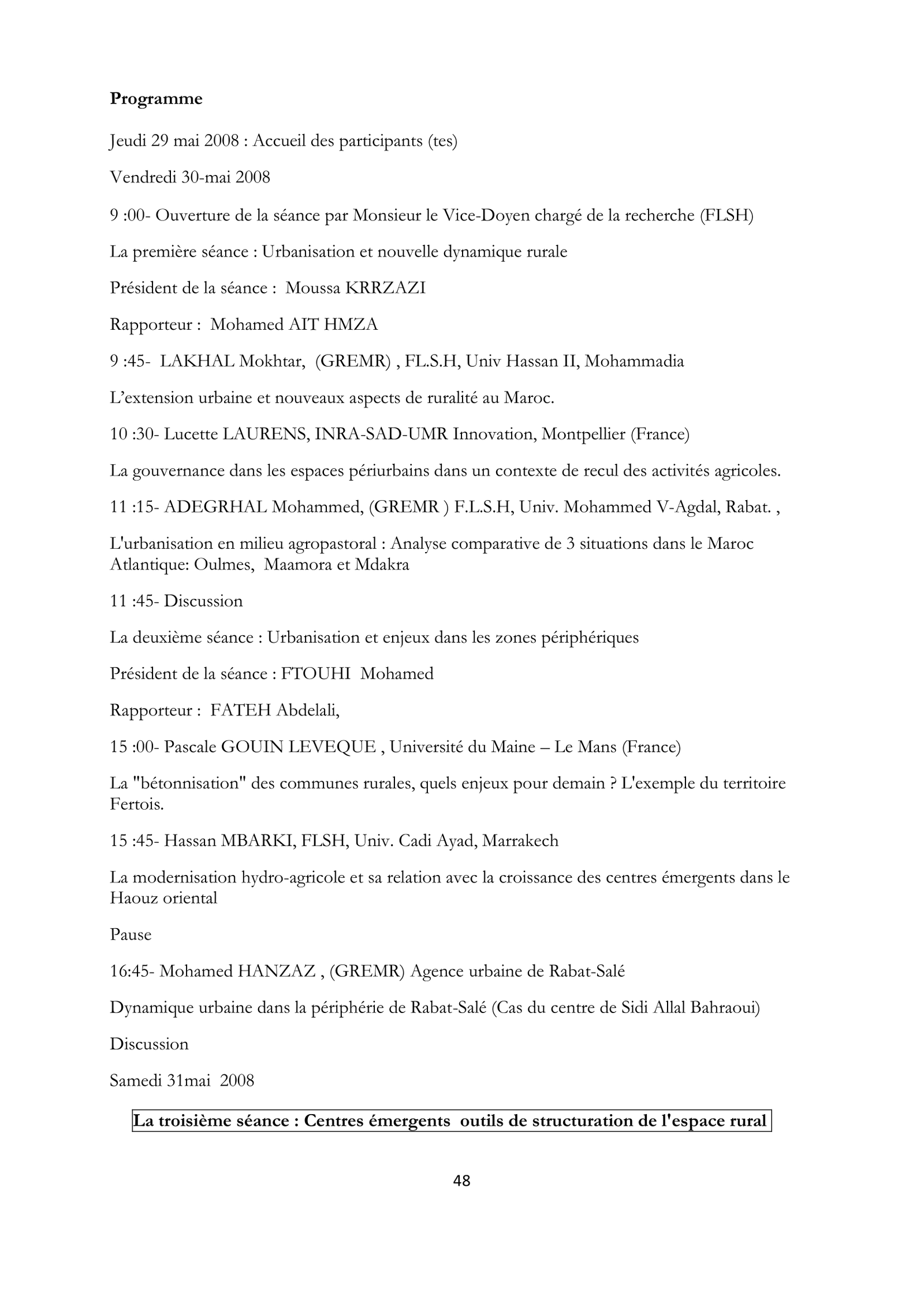 Catalogue GREMR du 8 mai 2012